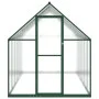 Invernadero con marco base aluminio verde 334x169x195 cm de , Invernaderos - Ref: Foro24-3266327, Precio: 578,23 €, Descuento: %