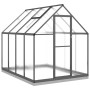 Invernadero con marco base aluminio antracita 224x169x202 cm de , Invernaderos - Ref: Foro24-3266325, Precio: 520,49 €, Descu...