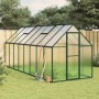 Invernadero con marco base aluminio verde 445x169x195 cm de , Invernaderos - Ref: Foro24-3266333, Precio: 679,05 €, Descuento: %