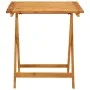 3-piece bistro set, fabric and solid white cream wood by , Garden sets - Ref: Foro24-3281868, Price: 150,85 €, Discount: %