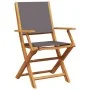 3-piece bistro set in anthracite fabric and solid wood by , Garden sets - Ref: Foro24-3281809, Price: 164,67 €, Discount: %