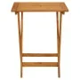 3-teiliges Bistro-Set aus Stoff und massivem Anthrazit-Holz von , Gartensets - Ref: Foro24-3281809, Preis: 164,67 €, Rabatt: %