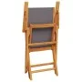 3-piece bistro set in anthracite fabric and solid wood by , Garden sets - Ref: Foro24-3281809, Price: 164,67 €, Discount: %
