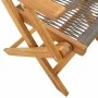 3-piece bistro set made of gray polypropylene and solid wood by , Garden sets - Ref: Foro24-3281854, Price: 199,53 €, Discoun...