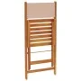 Juego de bistro de 3 piezas tela y madera maciza taupe de , Conjuntos de jardín - Ref: Foro24-3281750, Precio: 129,17 €, Desc...