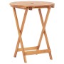 3-teiliges Bistro-Set aus Stoff und massivem Holz mit Blattmuster. von , Gartensets - Ref: Foro24-3281800, Preis: 174,28 €, R...