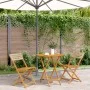 3-piece PE rattan and solid wood beige bistro set by , Garden sets - Ref: Foro24-3281840, Price: 149,11 €, Discount: %