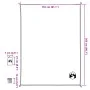 Picknickdecke mit grauen und orangefarbenen Heringen, 205x155 cm. von , Camping und Wandern - Ref: Foro24-4004202, Preis: 14,...