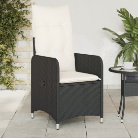 Reclining garden armchairs with 2 black synthetic rattan cushions by , Garden chairs - Ref: Foro24-365685, Price: 253,35 €, D...