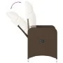 Verstellbare Gartenstühle mit Tisch, 2 Stück, aus braunem PE-Rattan. von , Gartenstühle - Ref: Foro24-365691, Preis: 260,10 €...
