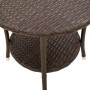Verstellbare Gartenstühle mit Tisch, 2 Stück, aus braunem PE-Rattan. von , Gartenstühle - Ref: Foro24-365691, Preis: 265,75 €...