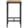 Mesa de bar madera maciza de mango rugoso 60x55x107 cm de , Taburetes de cocina - Ref: Foro24-358939, Precio: 167,06 €, Descu...