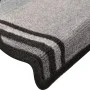 Selbstklebende Stufenmatte 15 Stück schwarz grau 65x21x4 cm von vidaXL, Treppenmatten - Ref: Foro24-322412, Preis: 78,44 €, R...