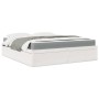 Bed with solid white pine wood mattress 180x200 cm by , Beds and slatted bases - Ref: Foro24-3281926, Price: 473,61 €, Discou...