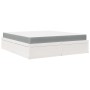 Bed with solid white pine wood mattress 180x200 cm by , Beds and slatted bases - Ref: Foro24-3281926, Price: 473,61 €, Discou...