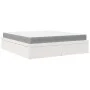 Bed with solid white pine wood mattress 180x200 cm by , Beds and slatted bases - Ref: Foro24-3281926, Price: 466,70 €, Discou...