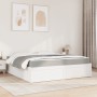 Bed with solid white pine wood mattress 180x200 cm by , Beds and slatted bases - Ref: Foro24-3281926, Price: 473,61 €, Discou...