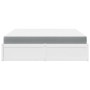 Bed with solid white pine wood mattress 180x200 cm by , Beds and slatted bases - Ref: Foro24-3281926, Price: 473,61 €, Discou...