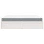 Bed with solid white pine wood mattress 180x200 cm by , Beds and slatted bases - Ref: Foro24-3281926, Price: 473,61 €, Discou...