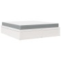 Bed with solid white pine wood mattress 180x200 cm by , Beds and slatted bases - Ref: Foro24-3281926, Price: 473,61 €, Discou...