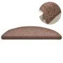 Stair tread carpets 15 units brown 56x17x3 cm by vidaXL, Stair mats - Ref: Foro24-322366, Price: 61,55 €, Discount: %
