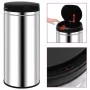 Trash can with automatic sensor 80 L stainless steel by vidaXL, Garbage cans and trash cans - Ref: Foro24-322697, Price: 123,...