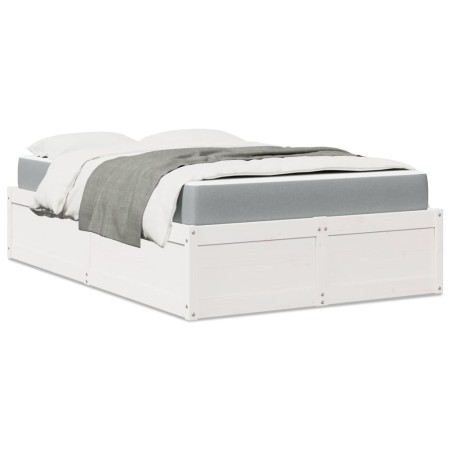 Bett mit massiver Kieferholzmatratze 140x190 cm von , Betten und Lattenroste - Ref: Foro24-3281947, Preis: 412,48 €, Rabatt: %