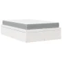 Cama con colchón madera maciza de pino blanco 140x190 cm de , Camas y somieres - Ref: Foro24-3281947, Precio: 406,80 €, Descu...