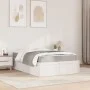 Cama con colchón madera maciza de pino blanco 140x190 cm de , Camas y somieres - Ref: Foro24-3281947, Precio: 406,80 €, Descu...