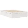 Cama con colchón madera maciza de pino blanco 140x190 cm de , Camas y somieres - Ref: Foro24-3281947, Precio: 406,80 €, Descu...