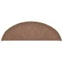 Stair tread carpets 15 units brown 56x17x3 cm by vidaXL, Stair mats - Ref: Foro24-322366, Price: 61,55 €, Discount: %