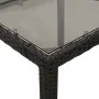 Small table and chairs with 3 black synthetic rattan cushions. by , Garden sets - Ref: Foro24-3276863, Price: 315,10 €, Disco...