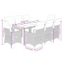 9-piece garden dining set with black synthetic rattan cushions by , Garden sets - Ref: Foro24-3276868, Price: 1,00 €, Discoun...