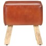 Banco potro gimnasio cuero auténtico madera mango marrón 38 cm by vidaXL, Dining and kitchen benches - Ref: Foro24-320786, Pr...