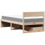 Bett mit Schubladen und Massivholz-Pinienmatratze 90x200 cm von , Betten und Lattenroste - Ref: Foro24-3281907, Preis: 311,66...