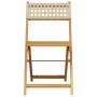 3-piece PE rattan and solid wood beige bistro set by , Garden sets - Ref: Foro24-3281744, Price: 131,54 €, Discount: %