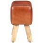 Banco potro gimnasio cuero auténtico madera mango marrón 38 cm by vidaXL, Dining and kitchen benches - Ref: Foro24-320786, Pr...