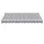 Manual retractable awning with anthracite and white LED 300x250 cm by , Awnings - Ref: Foro24-3215779, Price: 272,81 €, Disco...
