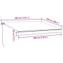 Manuelle ausfahrbare Markise mit LED in Anthrazit und Weiß 300x250 cm. von , Markisen - Ref: Foro24-3215779, Preis: 266,14 €,...