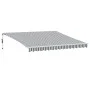Retractable automatic awning with LED light in anthracite white 400x300cm. by , Awnings - Ref: Foro24-3215785, Price: 616,16 ...