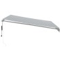 Retractable automatic awning with LED light in anthracite white 400x300cm. by , Awnings - Ref: Foro24-3215785, Price: 617,49 ...