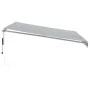 Retractable automatic awning with LED light in anthracite white 400x300cm. by , Awnings - Ref: Foro24-3215785, Price: 616,16 ...