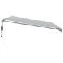 Retractable automatic awning with LED light anthracite white 450x300 cm by , Awnings - Ref: Foro24-3215787, Price: 588,25 €, ...