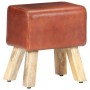 Banco potro gimnasio cuero auténtico madera mango marrón 38 cm by vidaXL, Dining and kitchen benches - Ref: Foro24-320786, Pr...