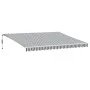 Automatische ausfahrbare Markise in Anthrazitgrau und Weiß, 450x350 cm. von , Markisen - Ref: Foro24-3215798, Preis: 552,85 €...