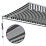 Automatische ausfahrbare Markise in Anthrazitgrau und Weiß, 450x350 cm. von , Markisen - Ref: Foro24-3215798, Preis: 552,85 €...