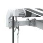 Automatische ausfahrbare Markise in Anthrazitgrau und Weiß, 450x350 cm. von , Markisen - Ref: Foro24-3215798, Preis: 580,18 €...