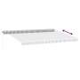 Manuelle ausfahrbare Markise mit LED-Licht in Anthrazit und Weiß 500x350 cm. von , Markisen - Ref: Foro24-3215801, Preis: 479...
