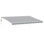 Retractable automatic awning with LED light anthracite white 500x350 cm by , Awnings - Ref: Foro24-3215803, Price: 713,17 €, ...