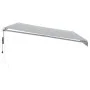 Retractable automatic awning with LED light anthracite white 500x350 cm by , Awnings - Ref: Foro24-3215803, Price: 713,17 €, ...